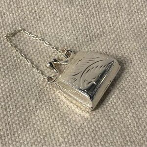 Tiny Sterling Purse Pill Box